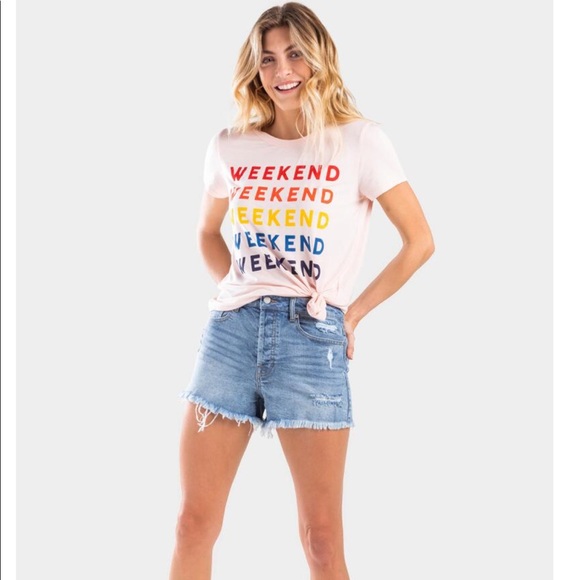 Weekend Colorful Tee💫NEW!!!! 💫 - Picture 2 of 5